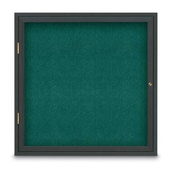Sliding Door Indoor Enclosed Corkboard, 7